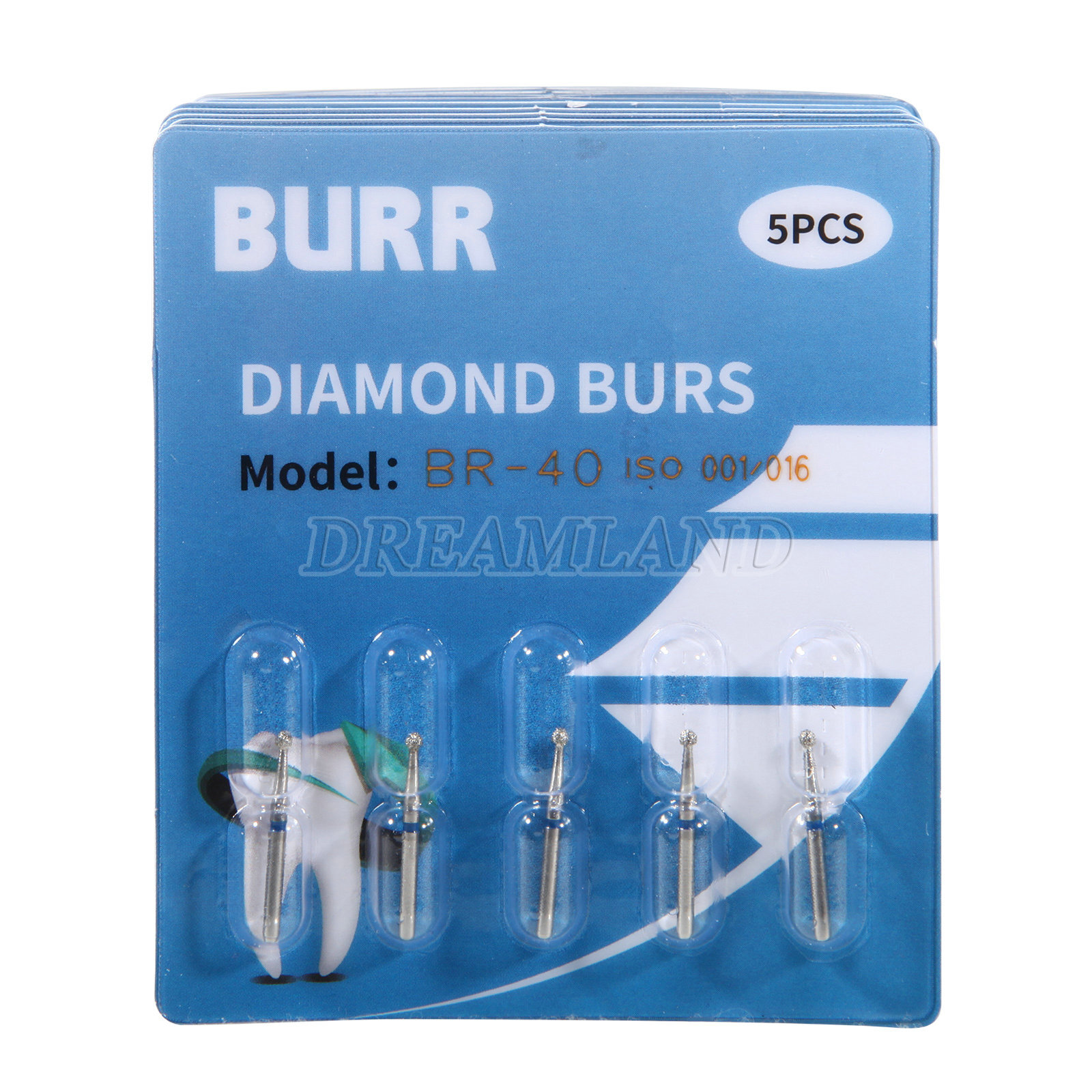 Dental Fresas Dentales de Diamante FG Mezclado 20 Tamaño FG1.6MM para turbina