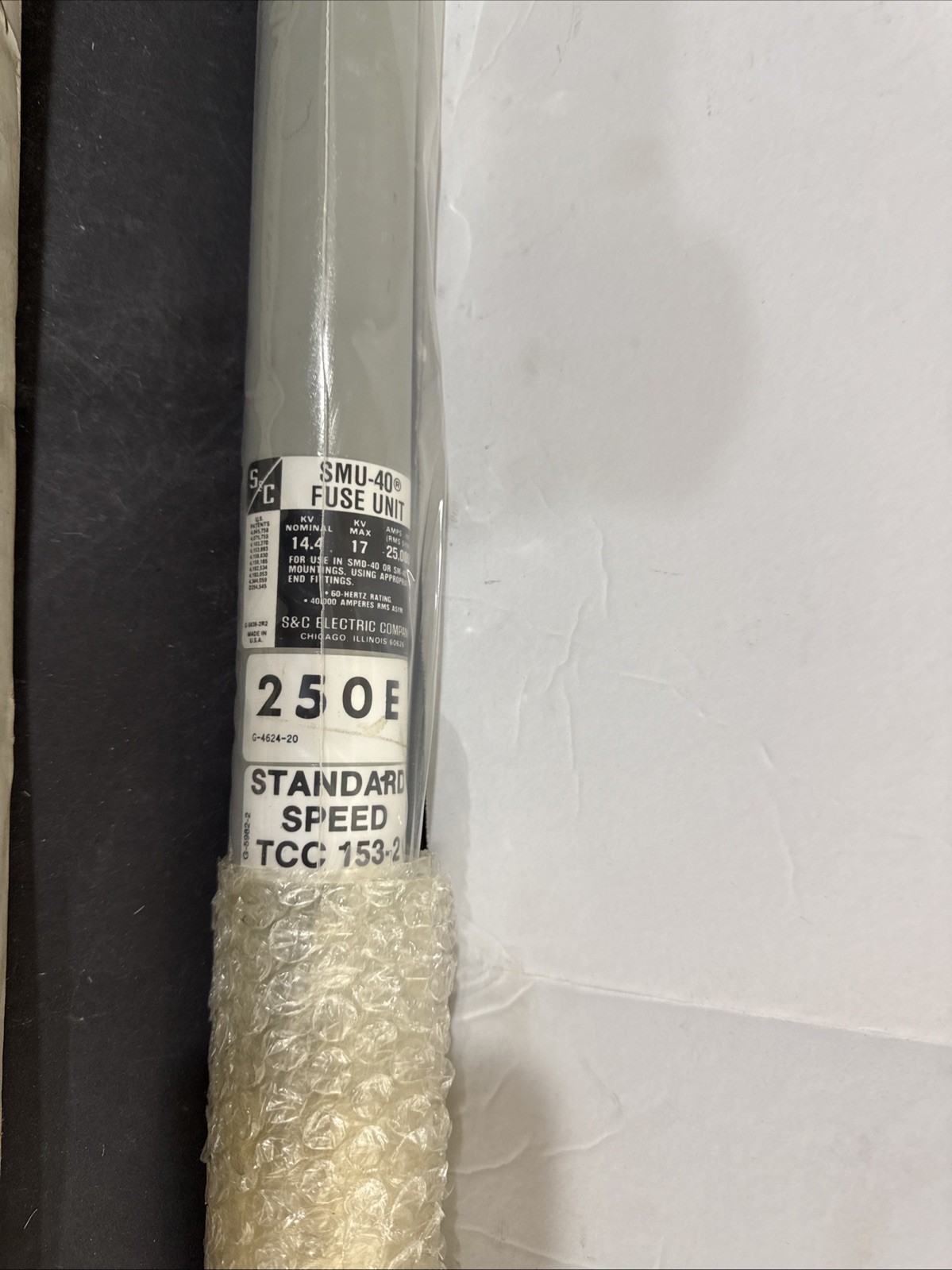 S&C Electric SMU-40 250E Standard Speed Fuse Unit NOS