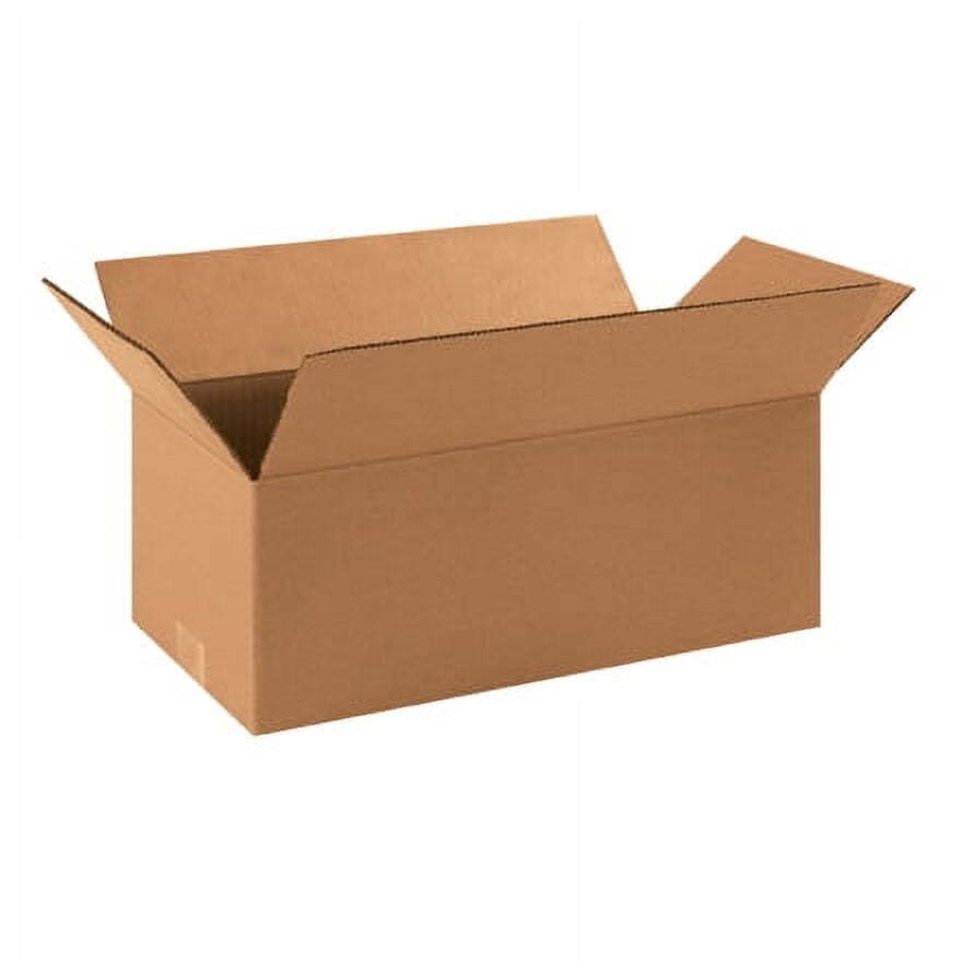 16 x 8 x 6″ Long Corrugated Boxes, ECT-32 Brown Shipping/Moving Boxes 25 Boxes