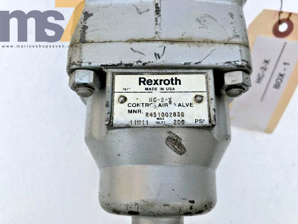 REXROTH HC-2-X CONTROL AIR VALVE 200 PSI LEVER OPERATED VALVE R431002836 -NEW #3