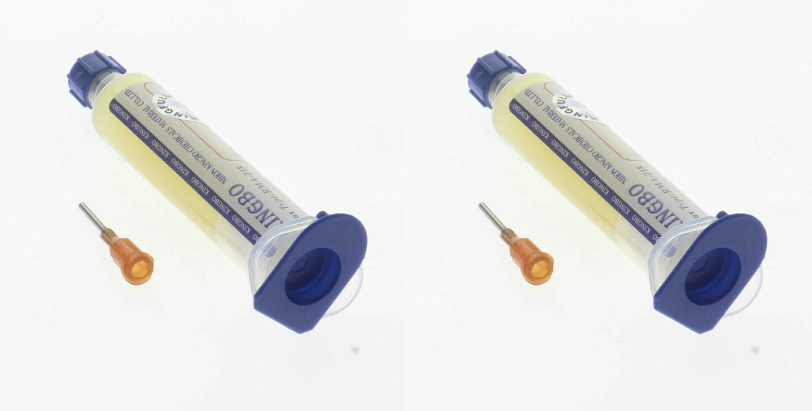 Flux Kingbo RMA-218 Soldering Syringe 2 Pack 10cc BGA Reball Mobile Phone PCB