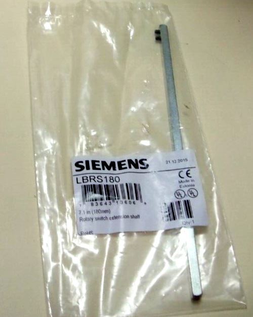 Siemens LBRS180 Rotary Switch Extension Shaft 7.1 in (180mm) New