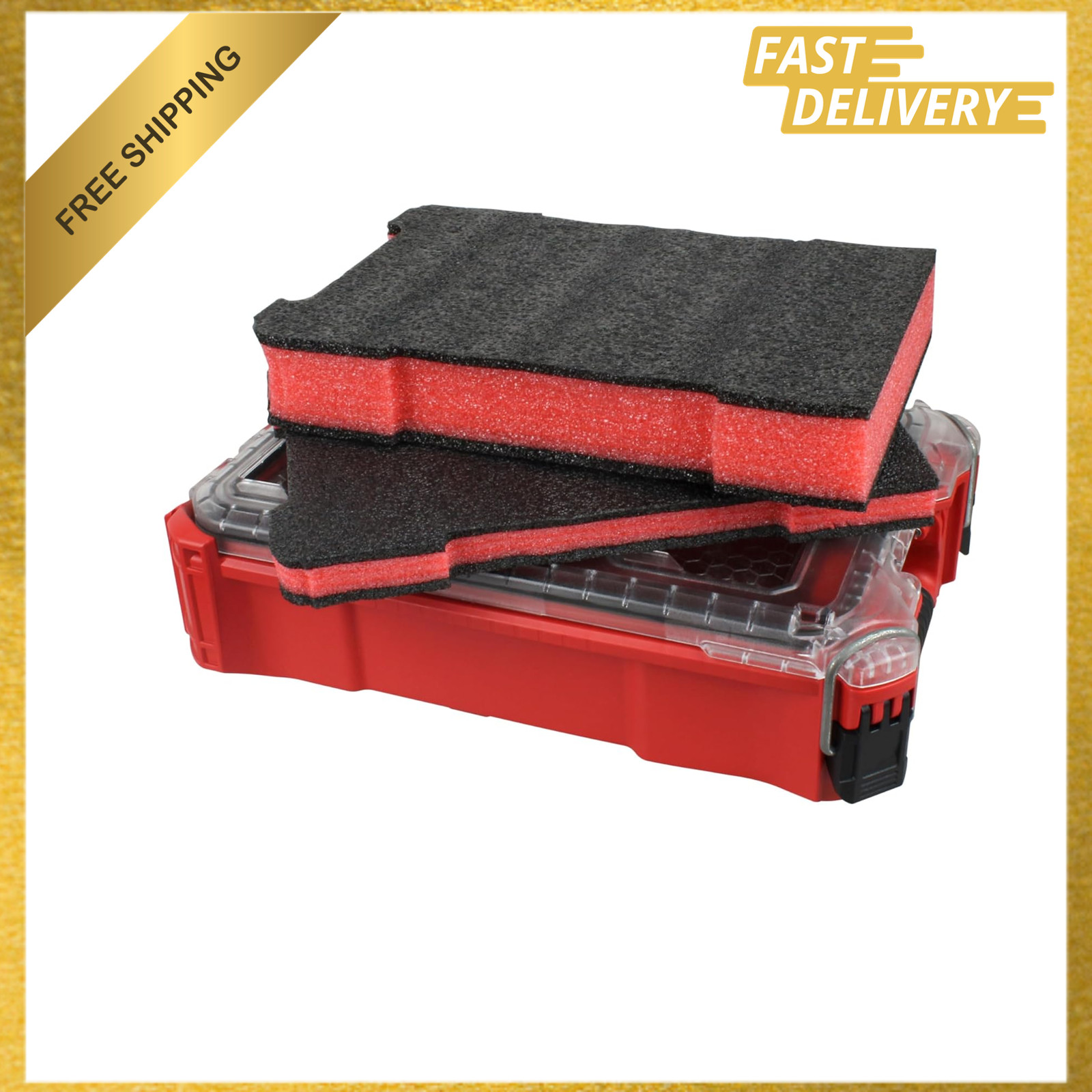 Foam Packout Insert for Milwaukee 48-22-8435 Two Piece Tool Storage Organizer