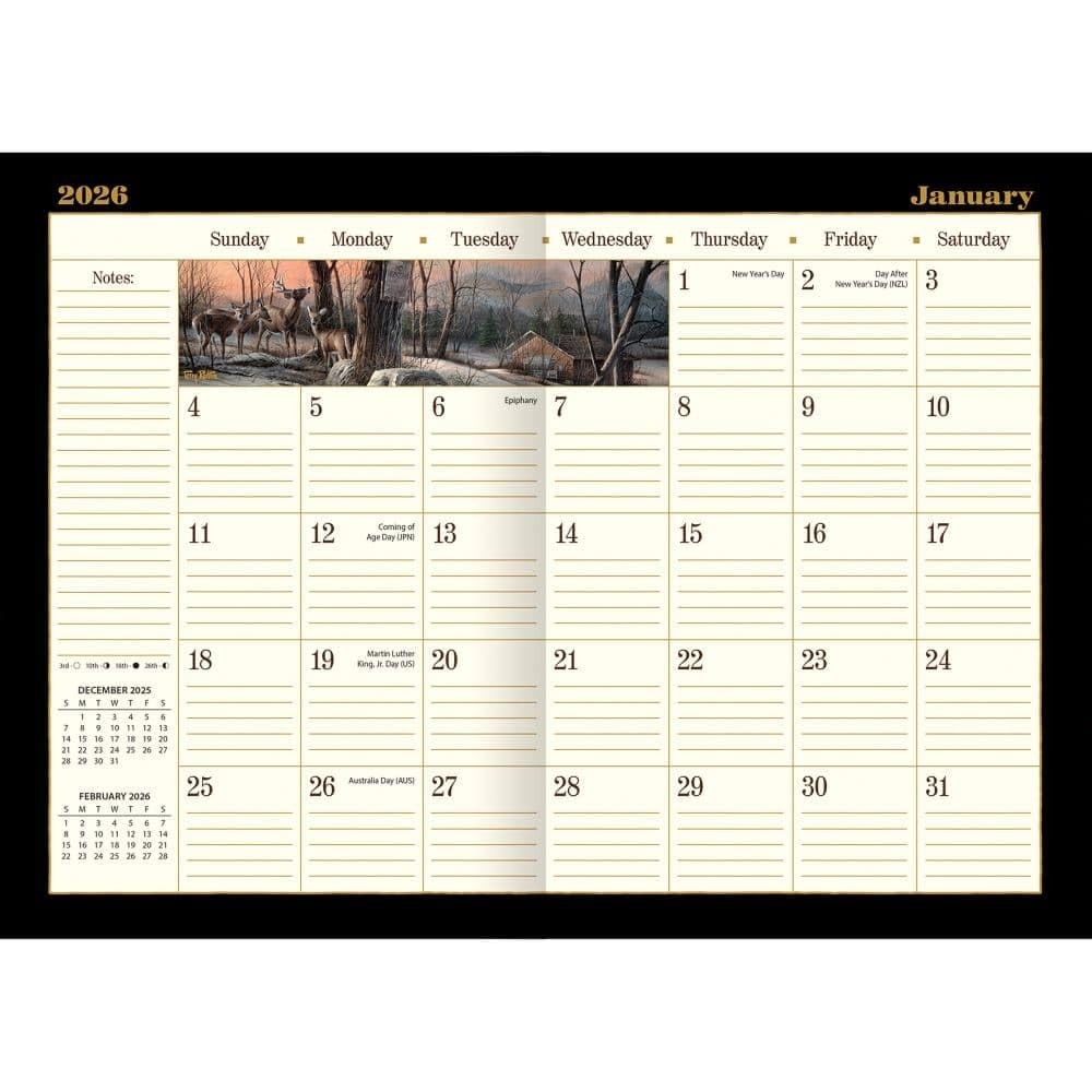 Lang, Terry Redlin 2026 Planner, 8.5» X 12», 12-Month Calendar with 2026