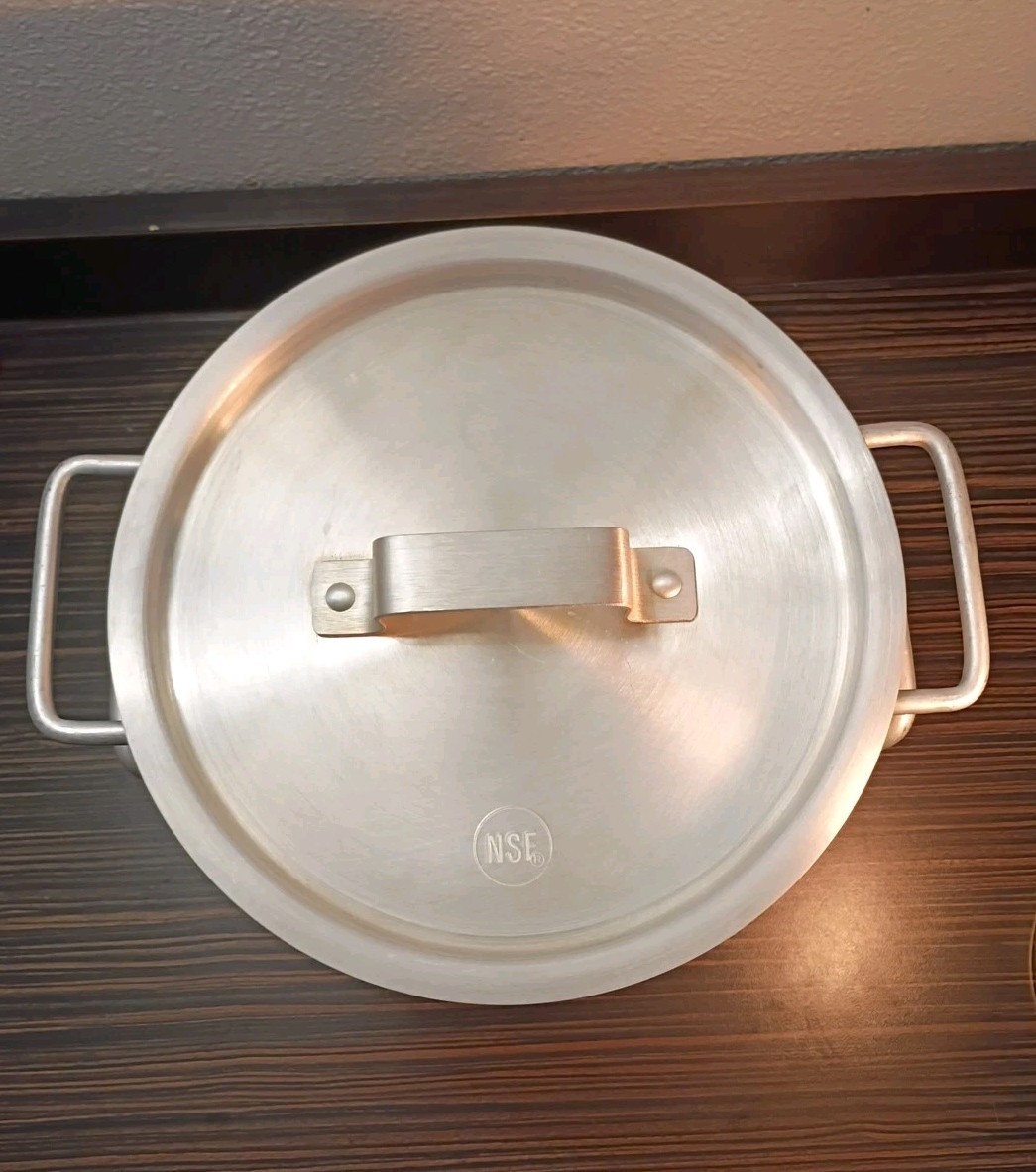 12 Qt Heavy-Duty Aluminum Stock Pot Iris Smart & Final – NSF – Made in USA