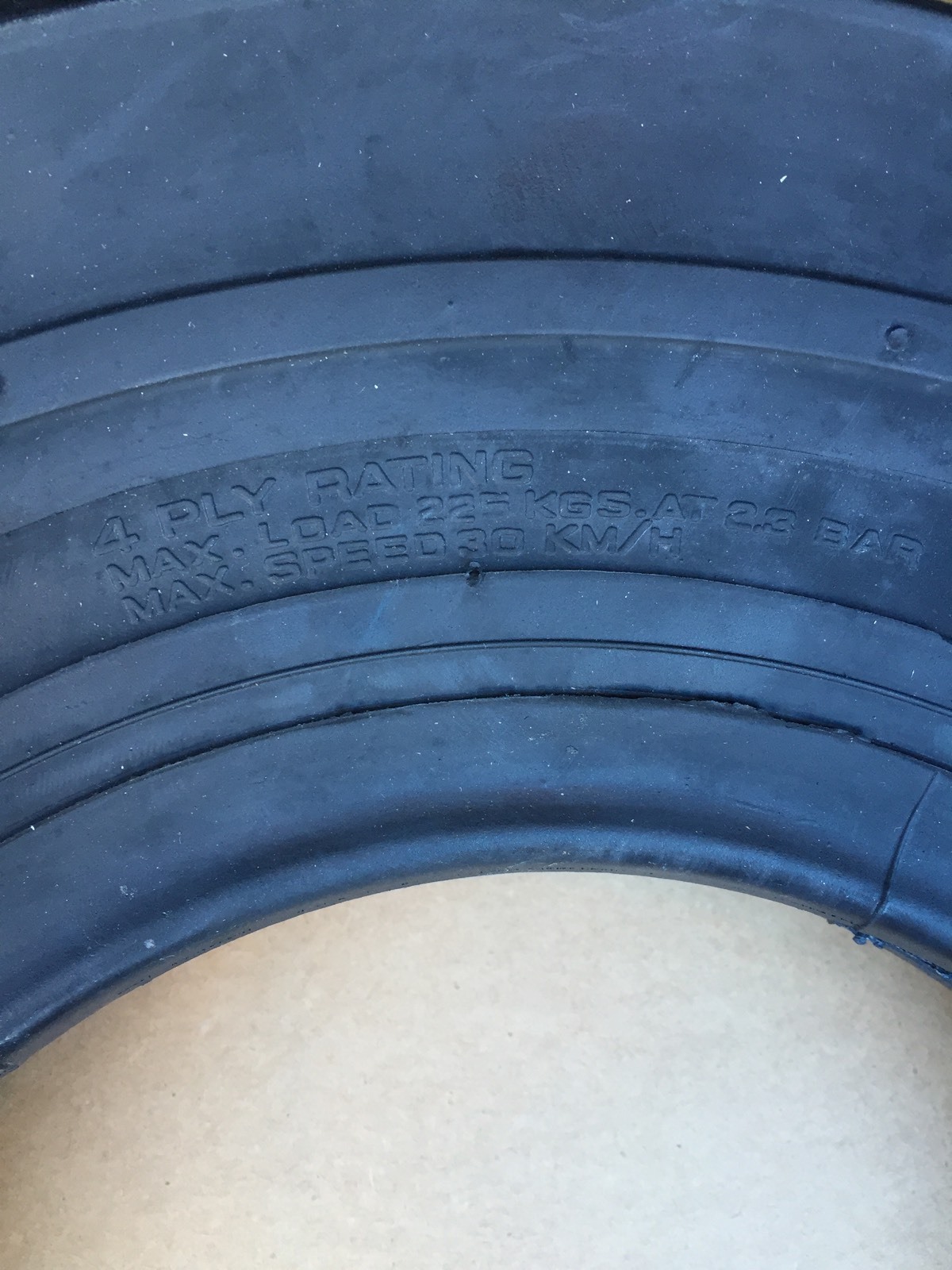 TWO 400×8 4.00-8 Front 3 Rib Garden CUB CADET Easy Steer Tractor Tires
