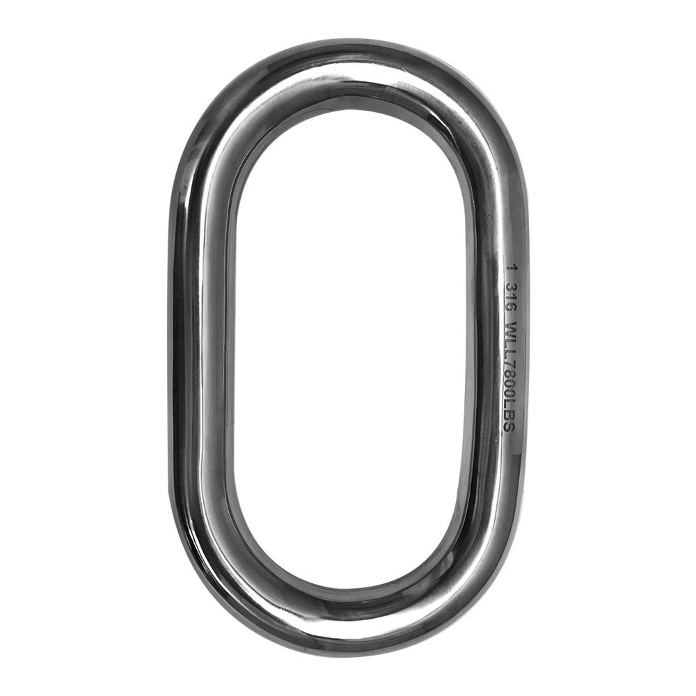 1 Inch Marine Master Link Welded SS316 With Working Load Limit 7,800 Pounds