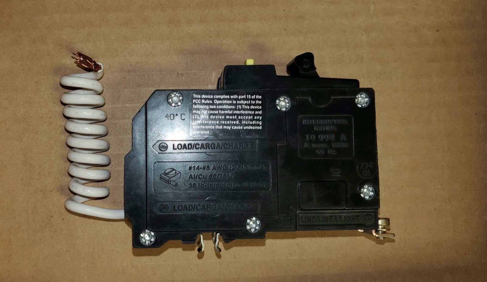 NEW SQUARE D CAT# QOB230GFI 30A, 2P CIRCUIT BREAKER (QTY-1)