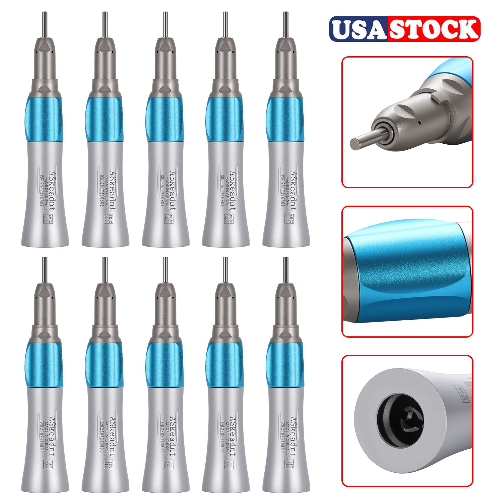 10* Yabangbang Dental Fast High Speed Handpiece Turbine 4 Hole Fit NSK Pana Max