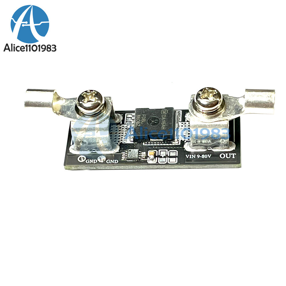50A Ideal Diode Controller Solar/Battery Anti backflow 9V-80V Protection Module