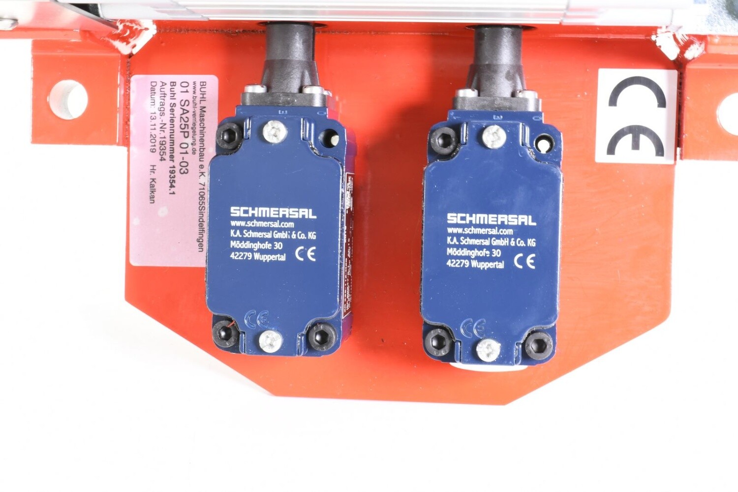 BUHL 01 SA25P 01-03, Locking unit with cylinder