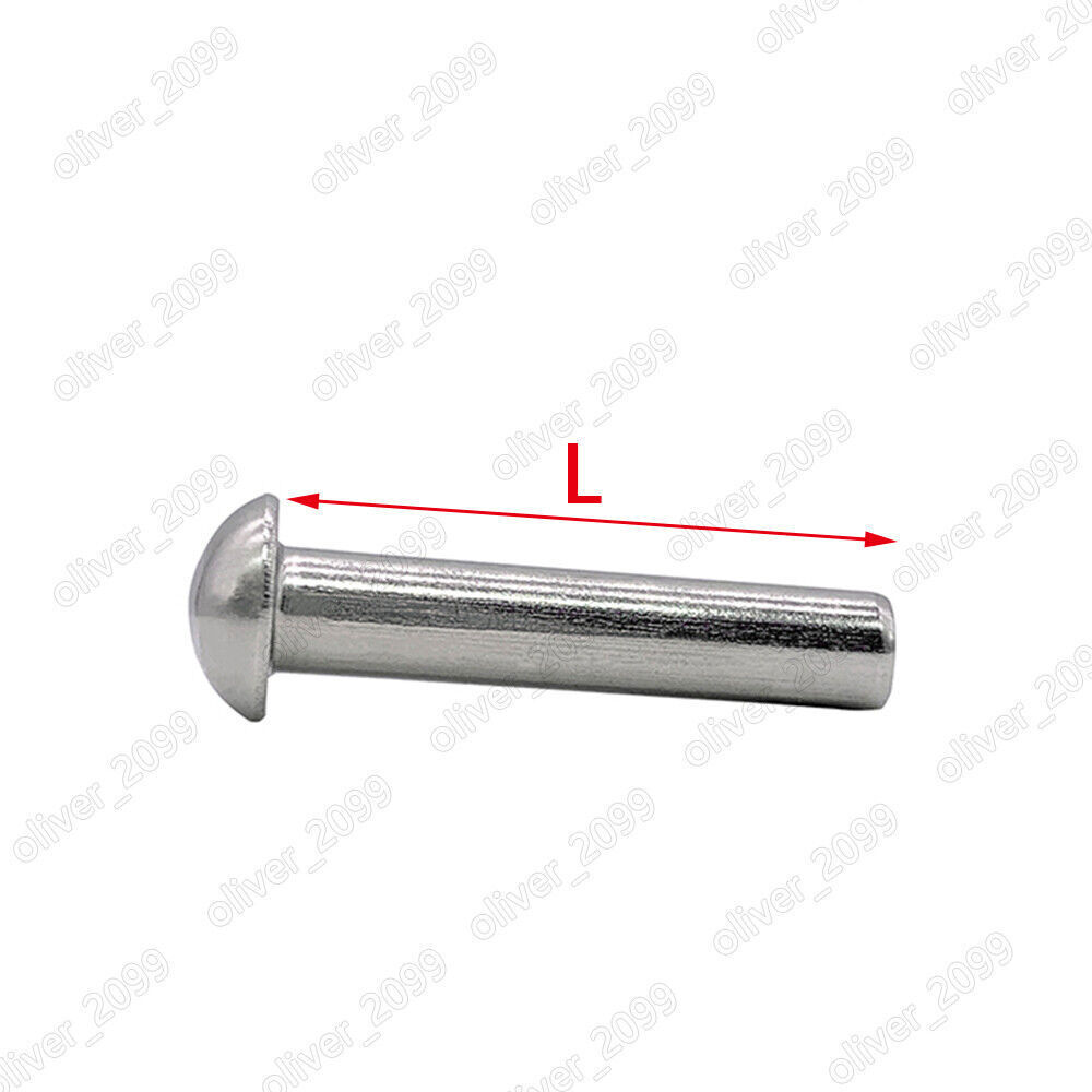 304 Stainless Steel DIN660 Round Head Rivets M3 M4 M5 M6