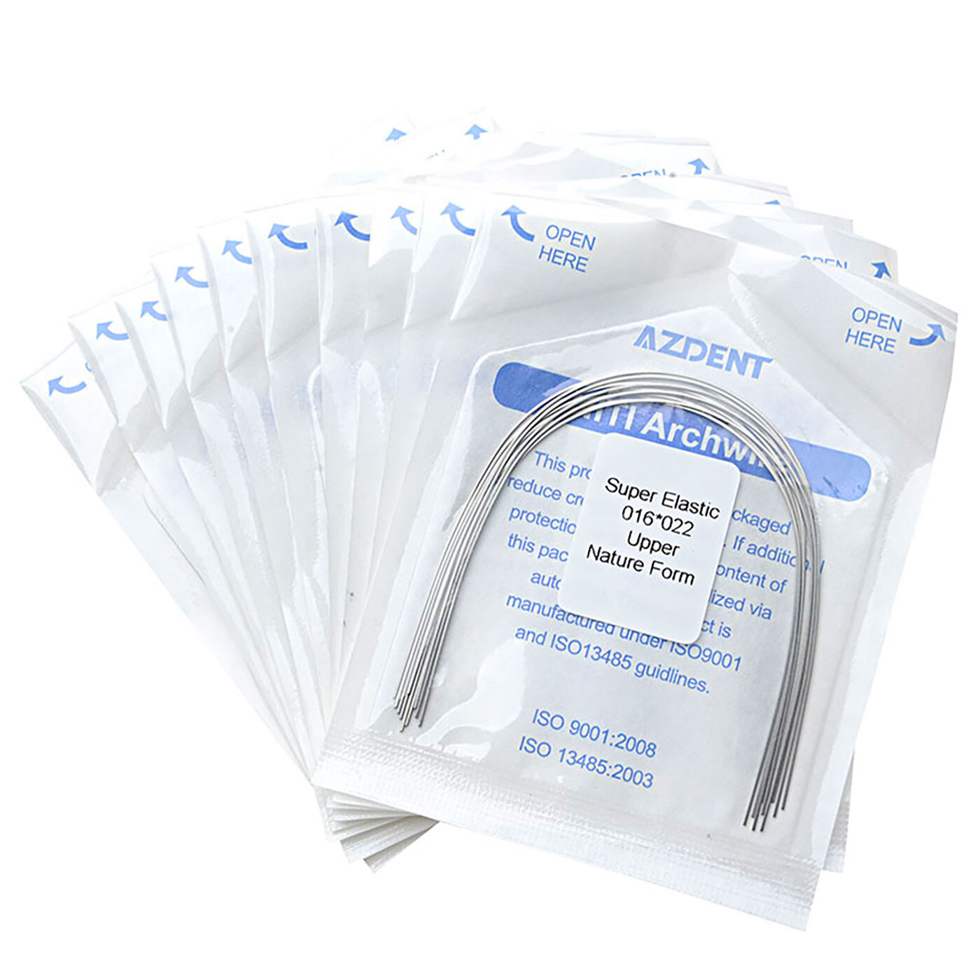 AZDENT Dental Orthodontic Arch Wires Super Elastic Niti Nature Form Rectangular