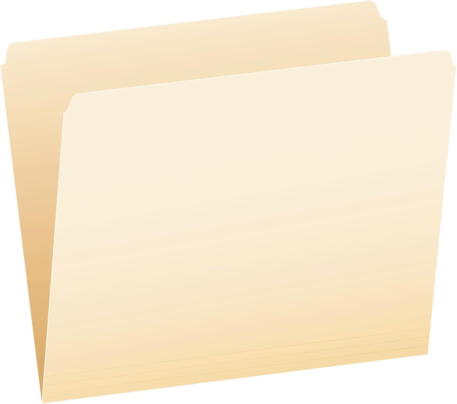 Durable 100 Pack Manila File Folders – Straight Cut, Perfect for Everyday Use