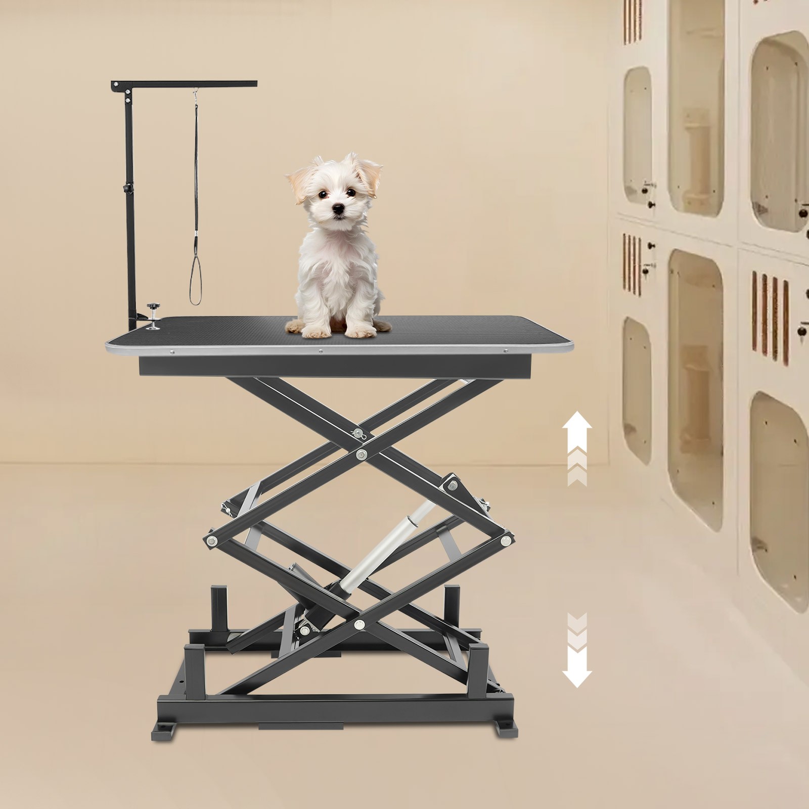 Electric Scissor Lift Table – Adjustable Height with Remote Control