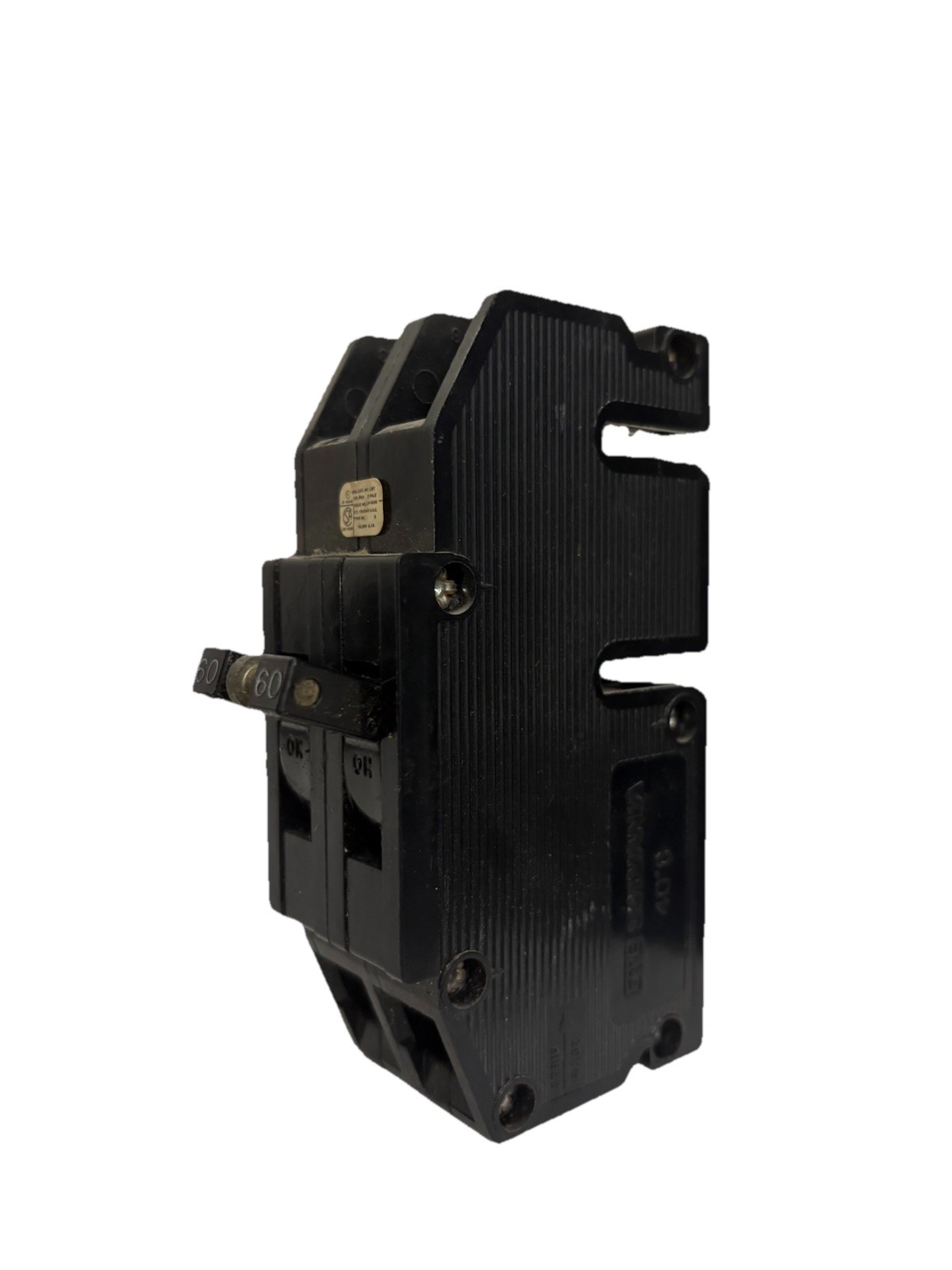 GTE SYLVANIA Zinsco QC260 Q260 2 Pole 60 Amp Circuit Breaker