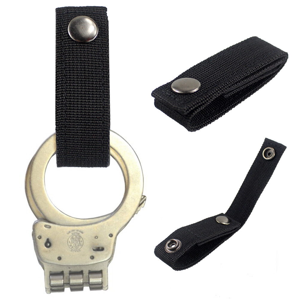 Tactica Handcuff Strap Holder Case Duty Belt Fits 2.25″ with Safety Snap Closure