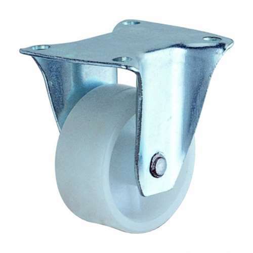65mm Caster Wheel 110 pounds Fixed Plastic Top Plate