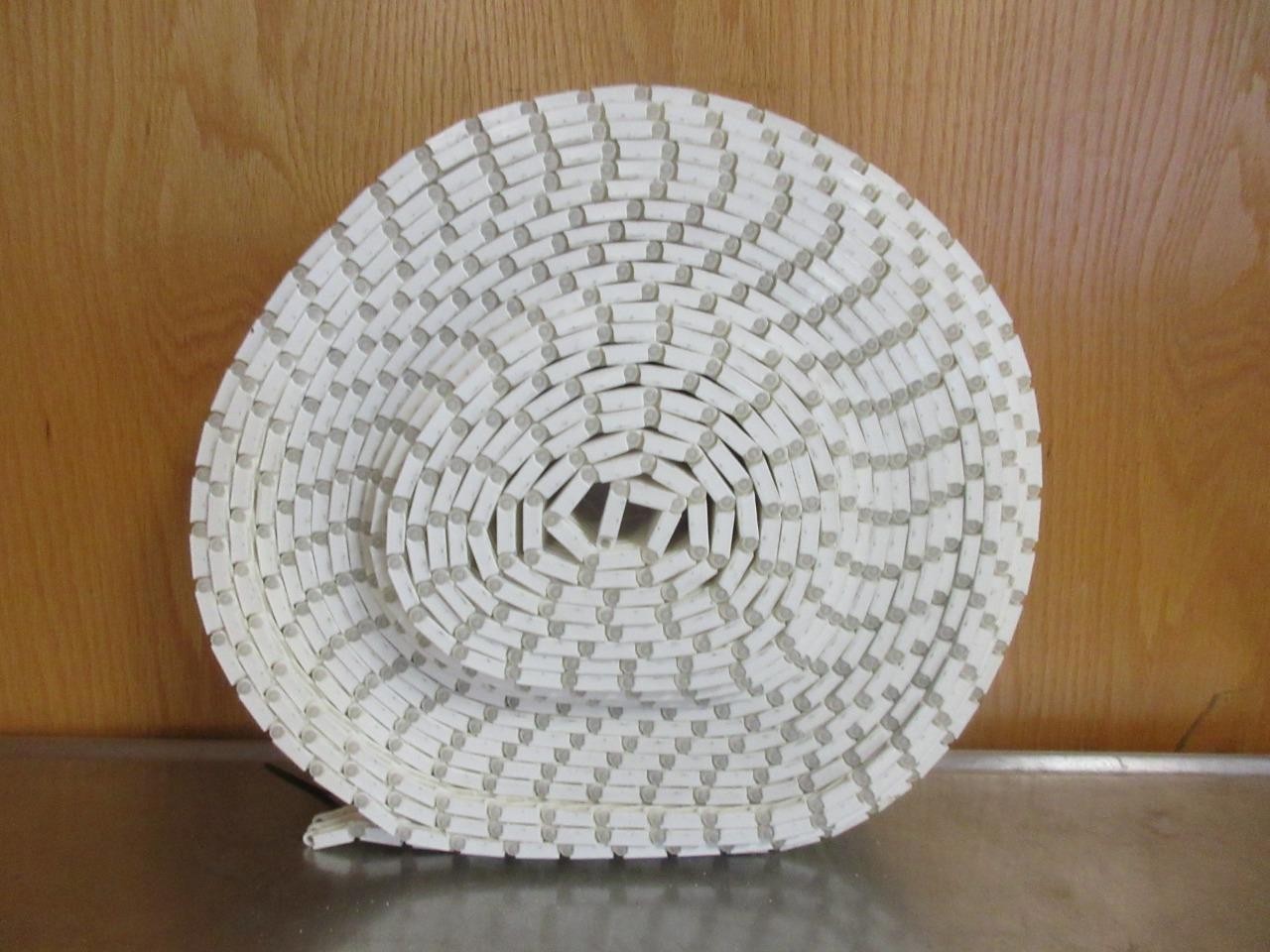 INTRALOX SERIES 1100 BELT LENGTH: 50.0 FT WIDTH 3.0 INCH NSNP WHITE POLY ROLL