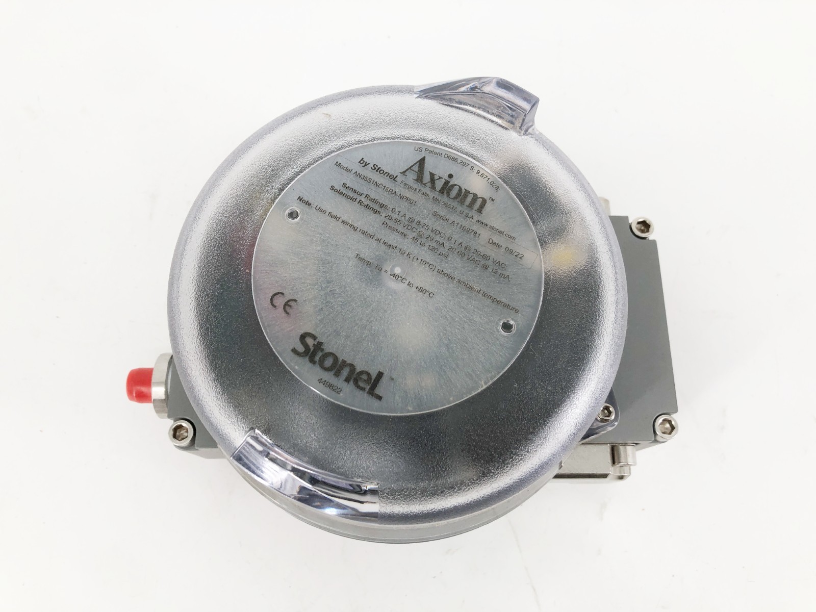 New StoneL Axiom AN35S1NC18RA-NPP01 Intrinsically Safe Valve Monitor – No Box