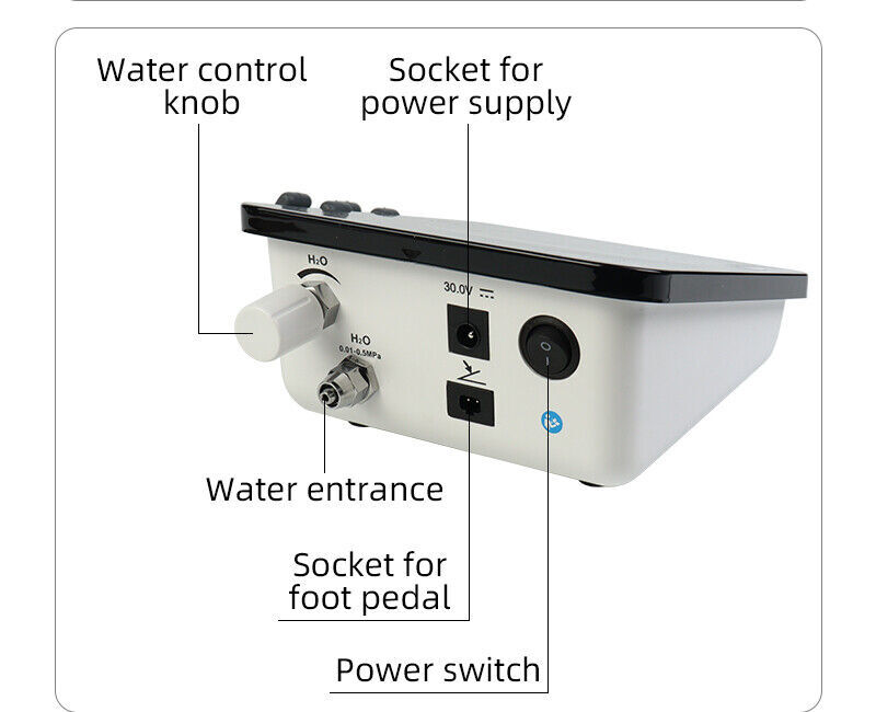 Dental Ultrasonic Piezo Scaler 5 Tips Scaling Fit EMS Woodpecker LED Handpiece