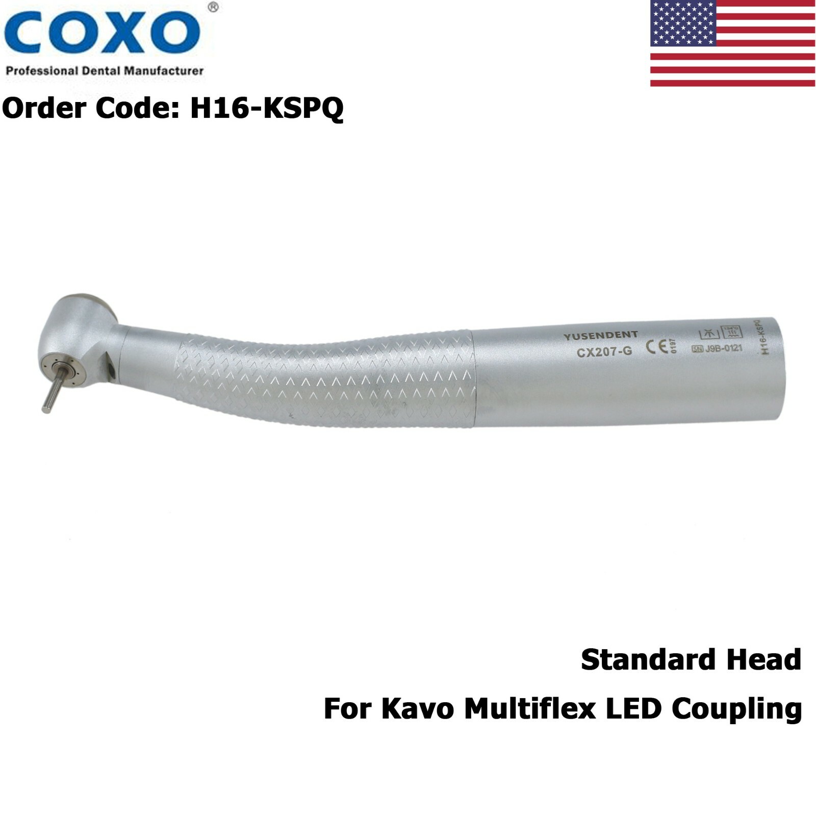 COXO Dental Fiber Optic High Speed Turbine Handpiece For KaVo NSK Coupling
