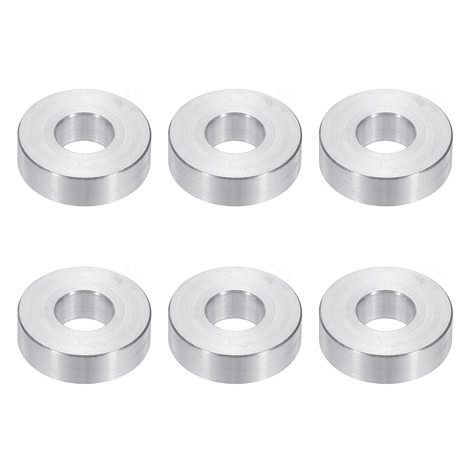 M8 Aluminum Spacer,6 Pcs Metal Spacers Aluminum 8.5mm ID x 20mm OD x 6mm L