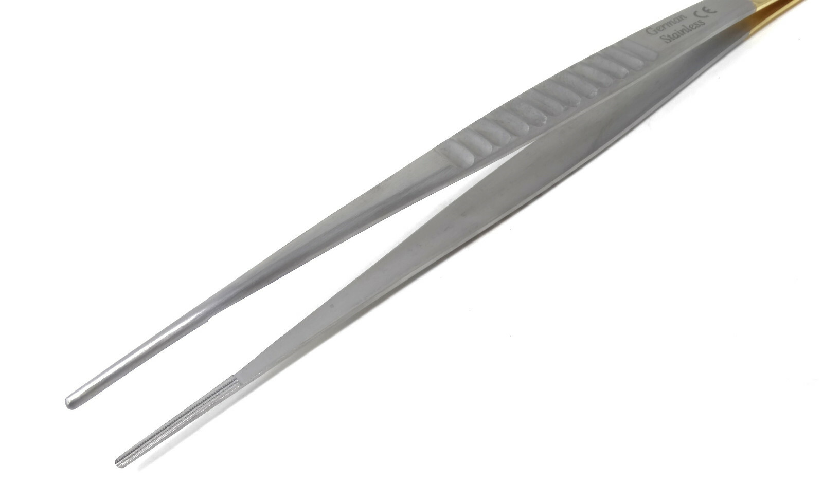 NEW German Debakey Artery Atraumatic Tissue Forceps W/Gold Handle 7″