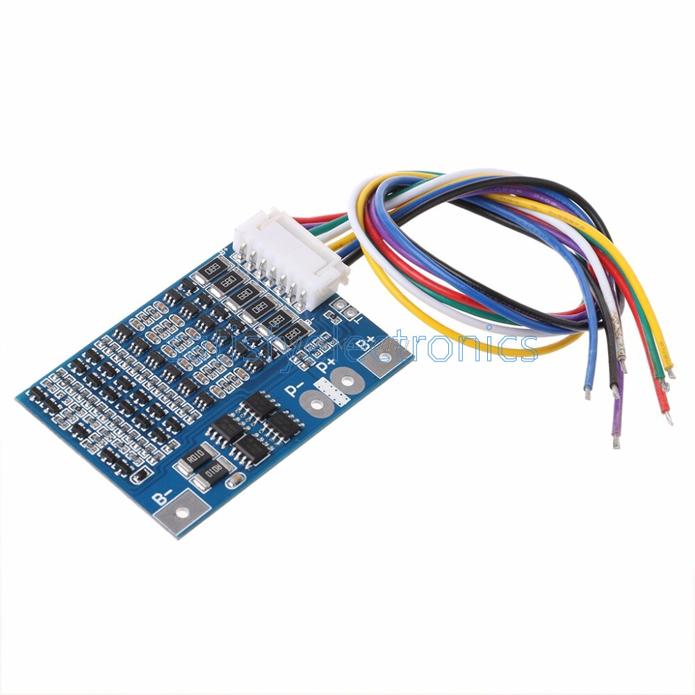 6S 22.2V Li-ion 18650 Lithium Battery Packs BMS Protection PCB Board w/ Balance