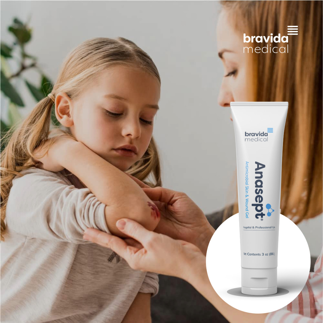 Anasept Antimicrobial Skin & Wound Gel 3 oz. Tube