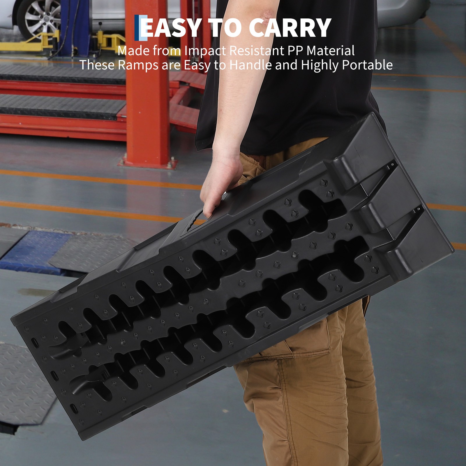 Tech 2 Pack Heavy Duty Car Ramps for Oil Changes 15 Ton (30,000 LB) Capacity