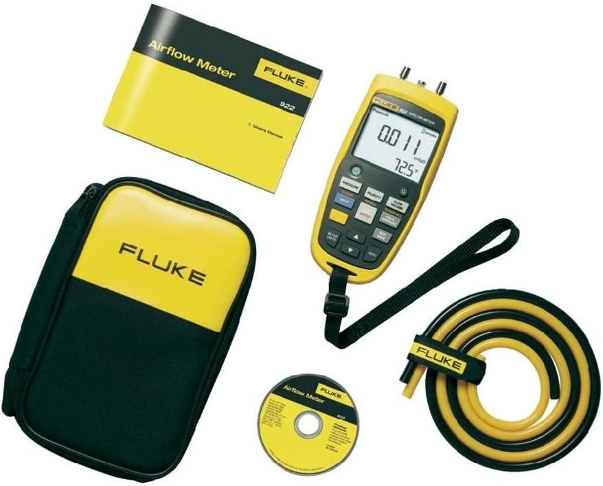 Fluke 922 Airflow Micromanometer with Bright Backlit Display