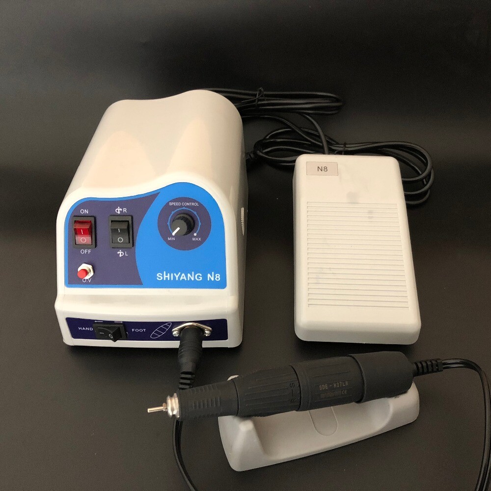 45000rpm Dental Lab Micro Motor Micromotor SHIYANG N8 + Handpiece H37LN US STOCK