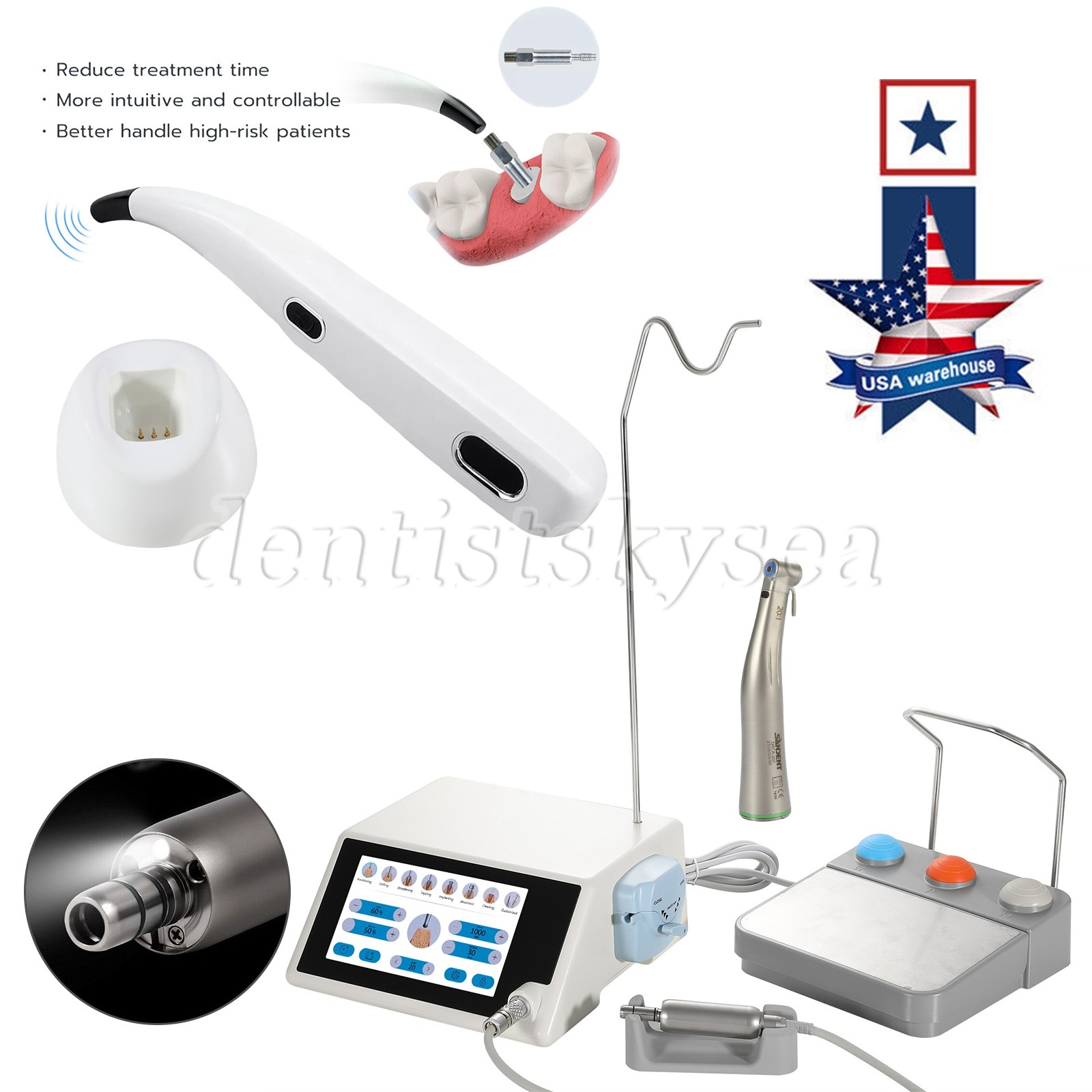 Dental LED Implant Motor System/Implant Stability Monitor Test AC100-240V