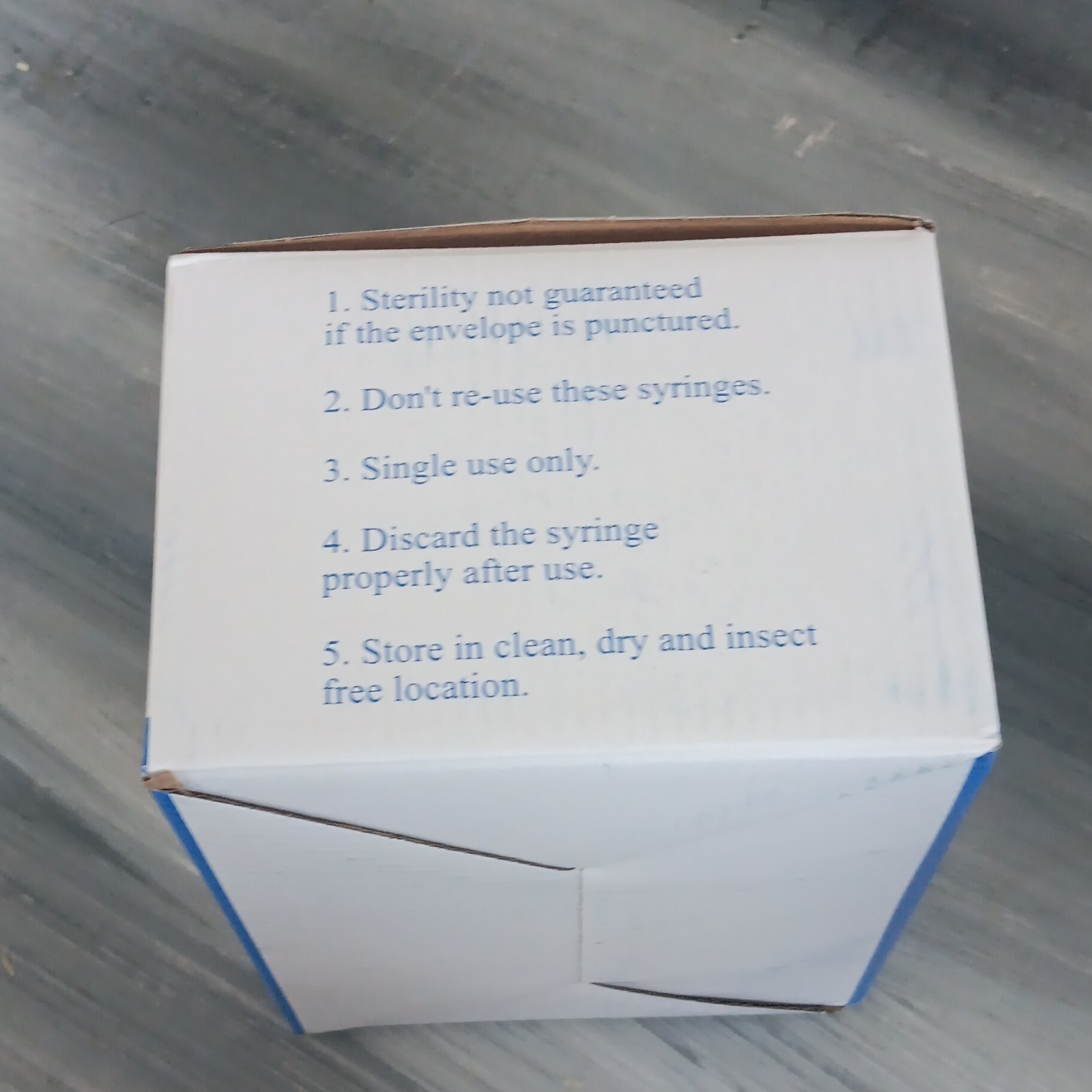 Disposable 1mL Slip Tip Syringe Sterile EO ISO13485:2016 100PCS