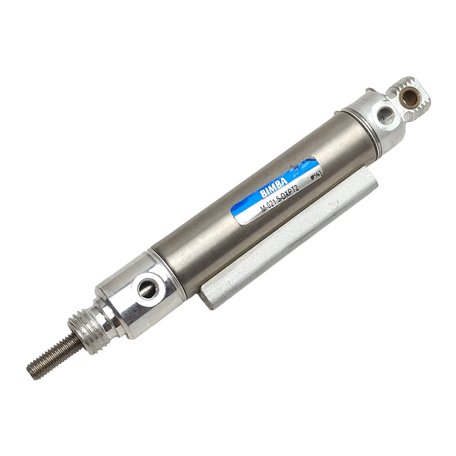 Bimba M-021.5-DXPT2 Pneumatic Cylinder, ø9/16in Bore, 1-1/2in Stroke, UNF0.190