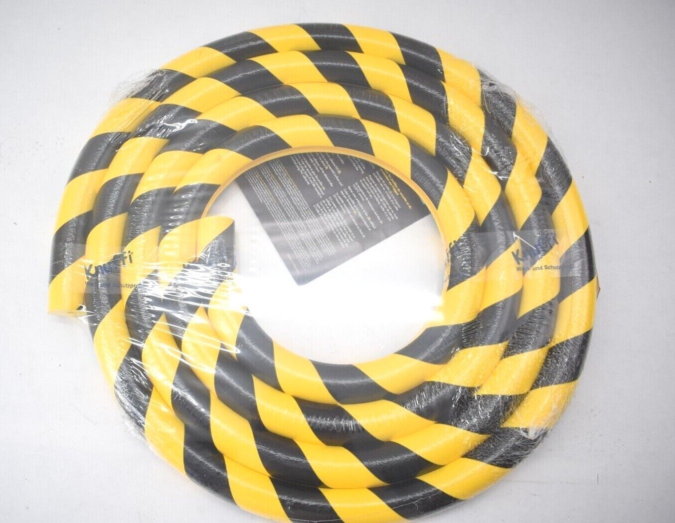 Knuffi Edge Bumper Guard Foam Rounded Shape Yellow & Black 5M x 1-5/8″ Type B