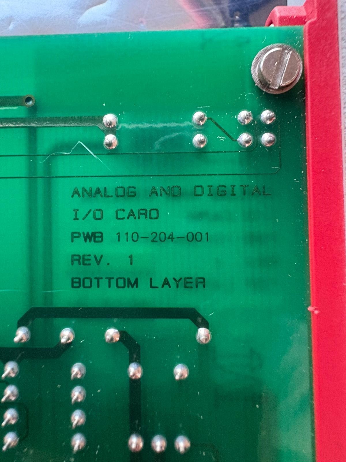 NAUTRONIX PWB 110-204-001 ANALOG AND DIGITAL CARD Fast Shipping