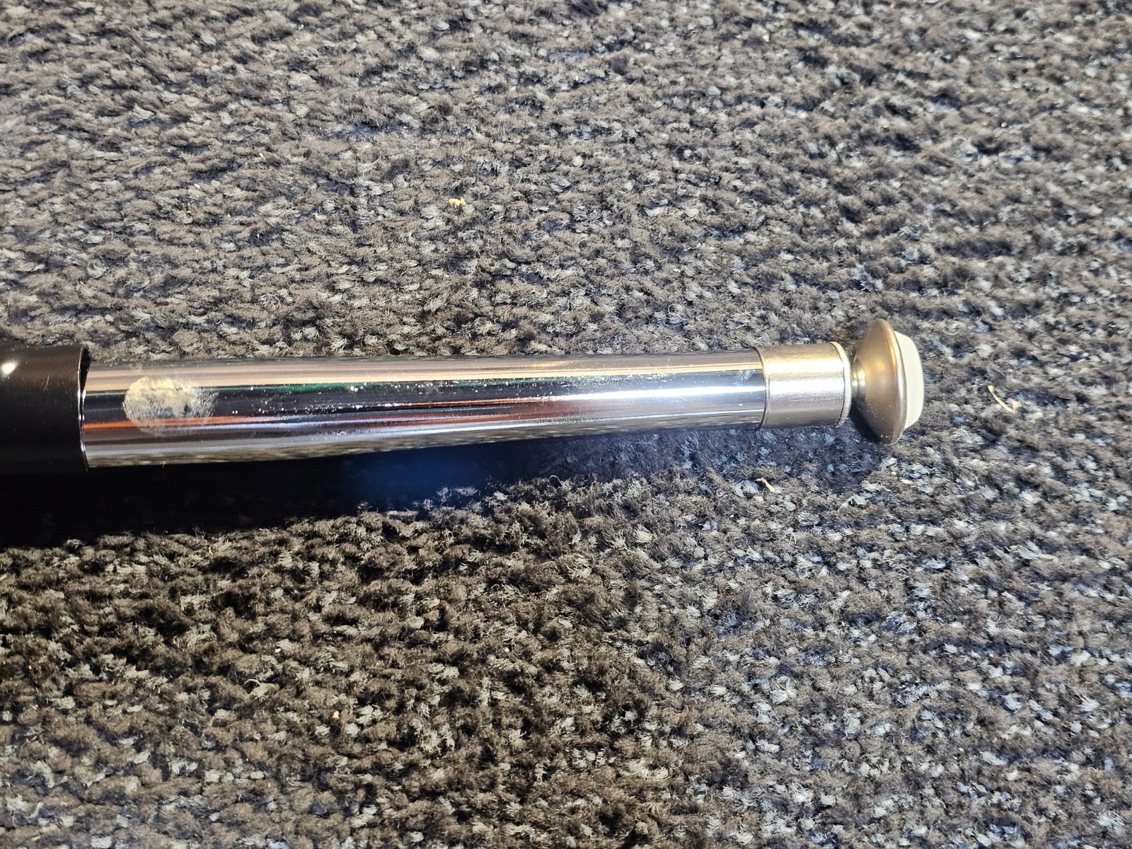 (QTY 4) Tapered Metal Table Leg 20″ 847 254 016 711 Black / Chrome Adjustable
