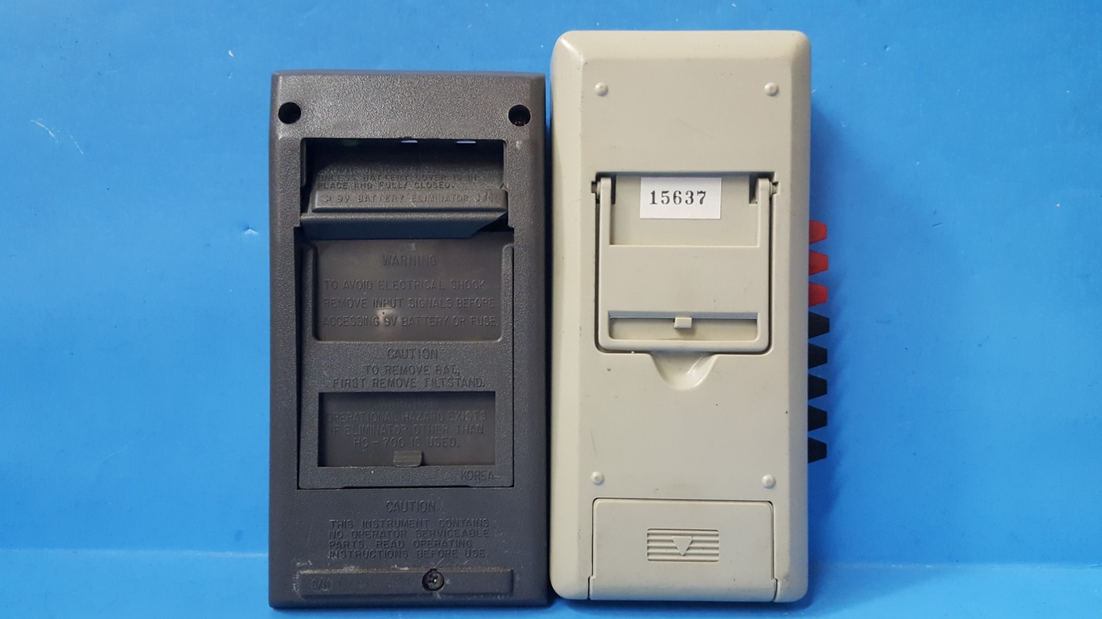 2PCS- For parts, 2xDigital Multimeter, Krista 30B-100, HUNG CHANG 6040, no Probe