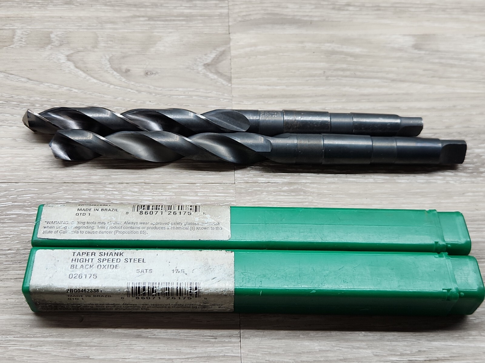 Lot of 5 Precision Twist HSS Drill 2×17.5 (1 ‐16.0) & 2×13.5 As Shown. Used?