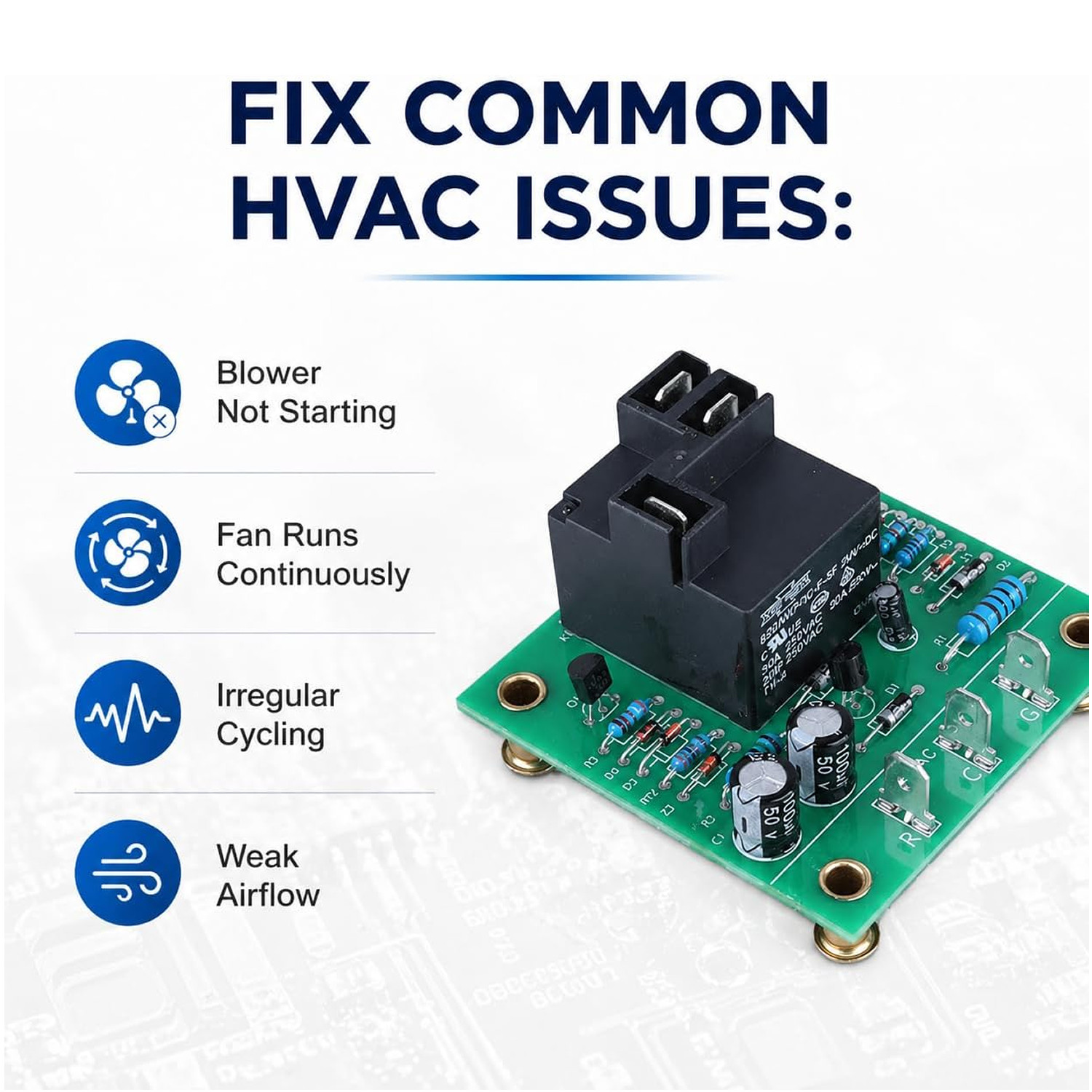 ICM255 Fan Blower Control,HVAC Furnace Blower Control Board 42-22515-01