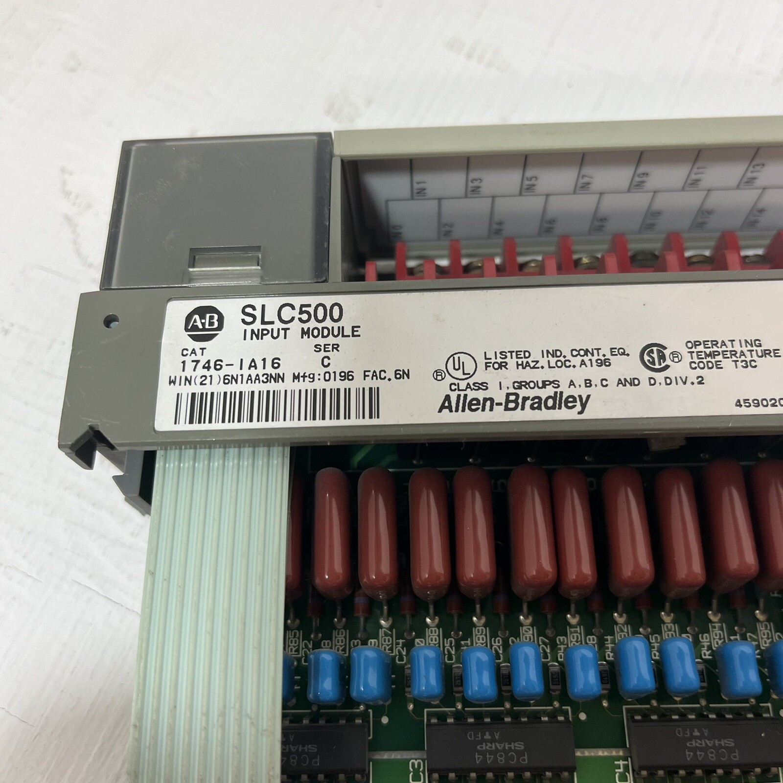 Allen Bradley 1746-IA16 Series C Input Module PLC Card I/O 1746-1A16 Ser C AB
