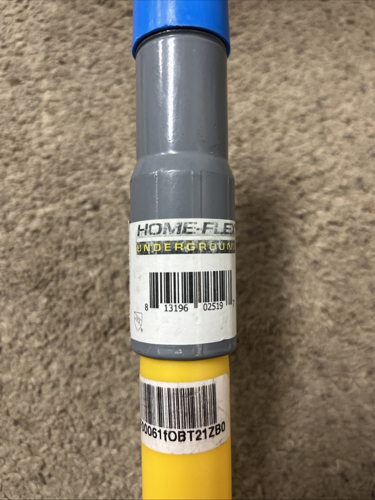 HOME-FLEX 3/4 in. IPS Poly DR 11 to 3/4 in. MIP Underground Yellow Poly Gas Tran