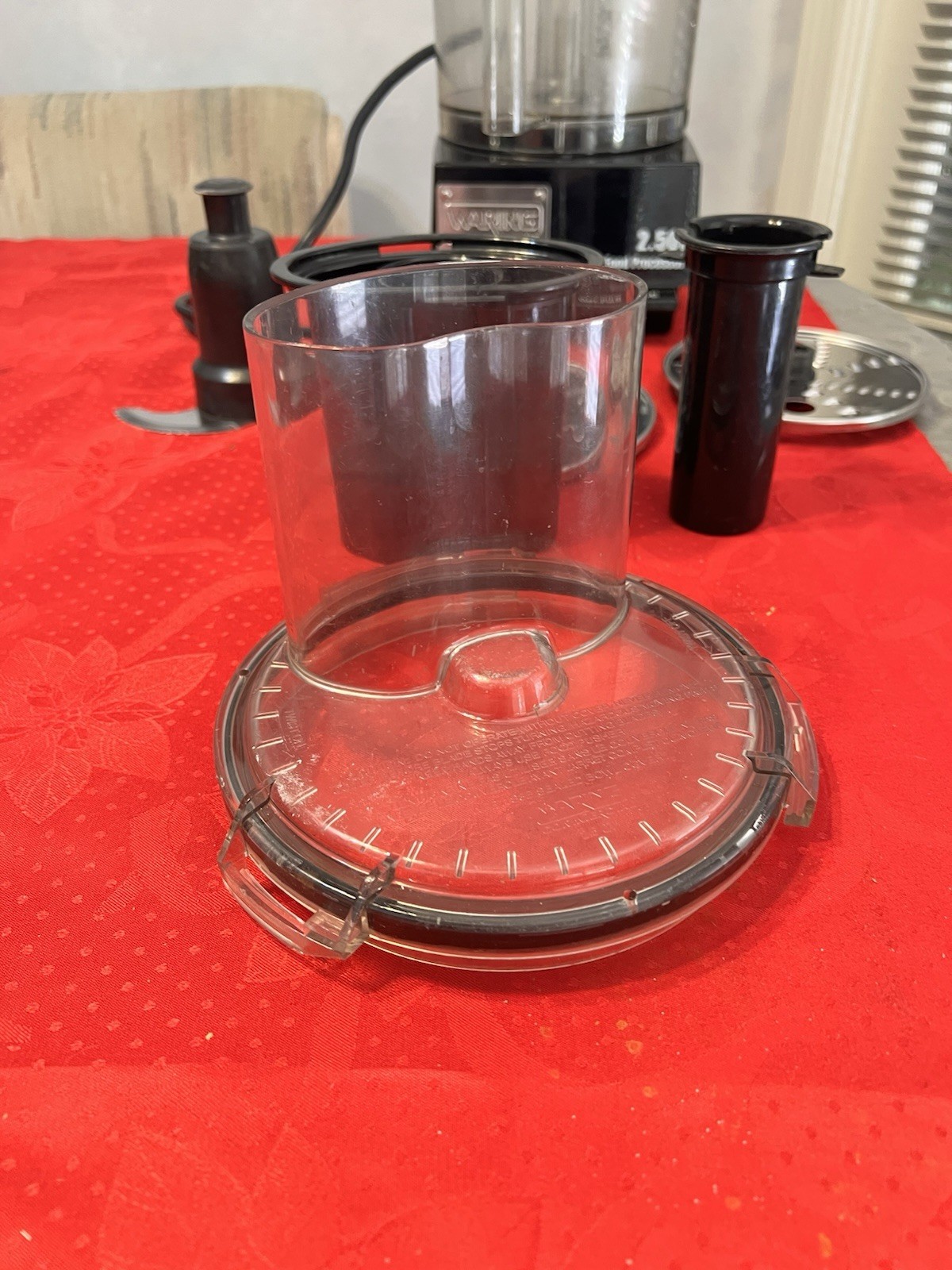 Waring Commercial WFP11S 120V 2.5 Quart Pro Food Processor TESTED W/ Accessories