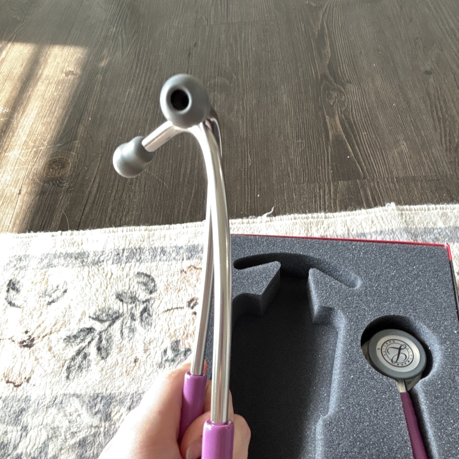 3M Littmann Cardiology IV Cardiology Stethoscope Dual Head Purple MPN 6239