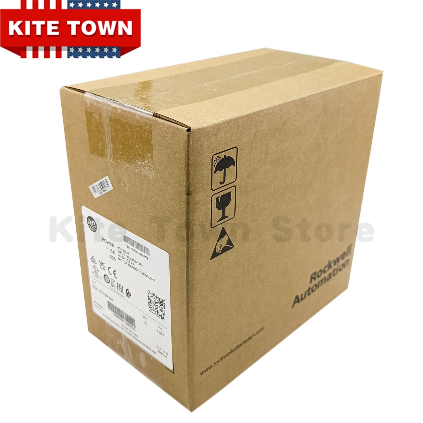 2023 New Factory Sealed Allen-Bradley 25B-D6P0N104 525 2.2kW 3Hp AC Drive