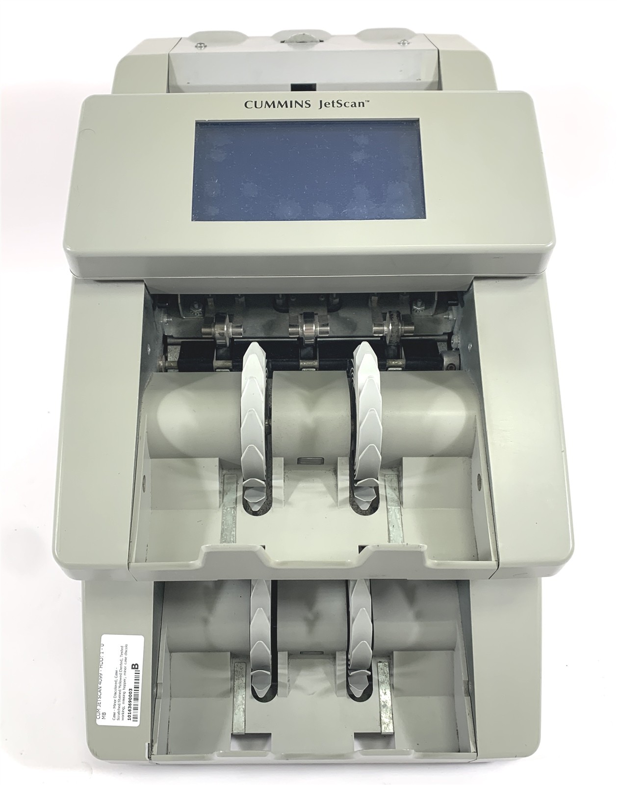 Cummins JetScan 4099 Dual Pocket Currency Counter 409-9909-00 *Minor discolored*