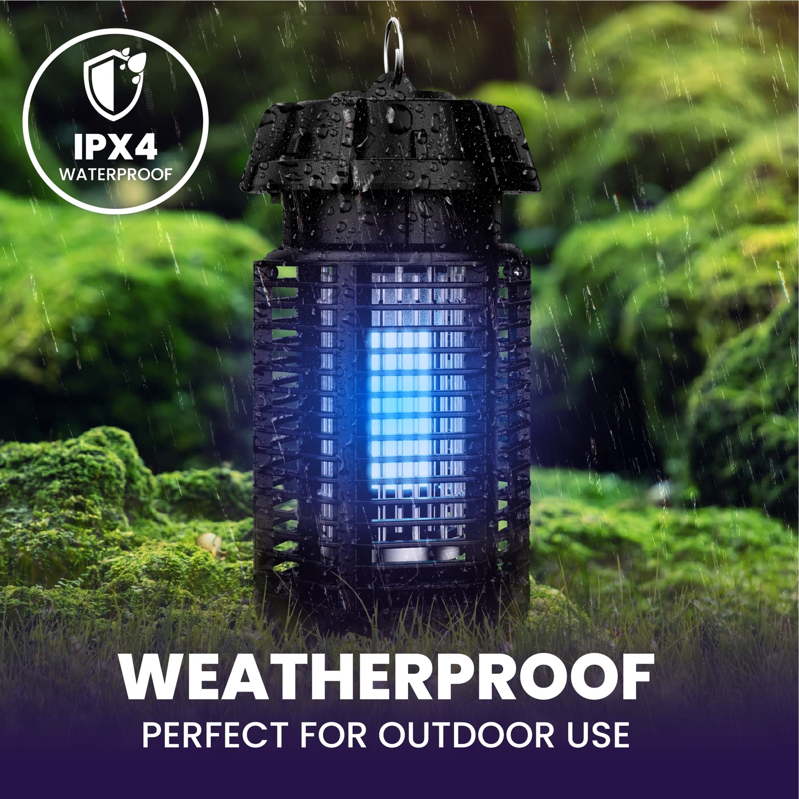 LiBa Electric Bug Zapper – Powerful 4000V Grid, Indoor & Outdoor Insect Killer w