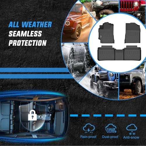 Nilight TPE Floor Mats for Toyota Camry 2015 2016 2017, All Weather Custom Fi…